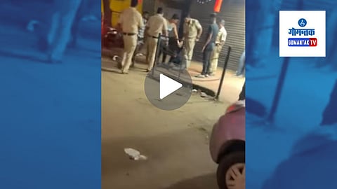 Goa, Calangute Police, Viral Video, Police Beating Tourist Video Viral