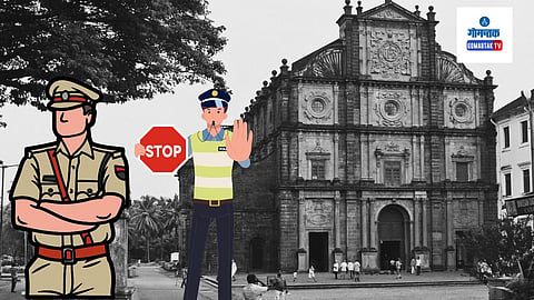 Police Force and Traffic Arrangements:  भाविकांच्या सुरक्षिततेसाठी आणि वाहतूक आटोक्यात राहण्यासाठी गोवा पोलिसांनी वाहतूक पोलिसांसह मिळून पोलिस कर्मचारी तैनात करण्याचा निर्णय घेतला आहे. 