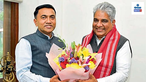 CM Pramod Sawant, Bhupendra Yadav 