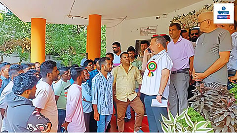 Nilesh Cabral, Curchorem Sanguem Electricity department Employees 