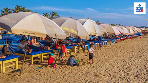 Calangute Beach Tourists