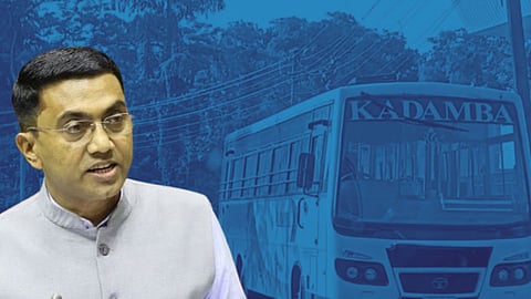 Kadamba employees protest 