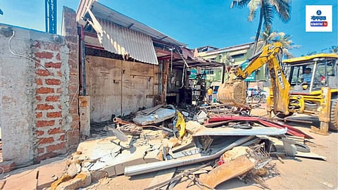 Goa Encroachment: टोंक येथील चार अतिक्रमणांवर महानगरपालिकेचा अखेर हातोडा; नोटीस न देताच कारवाई केल्याचा मालकांचा आरोप