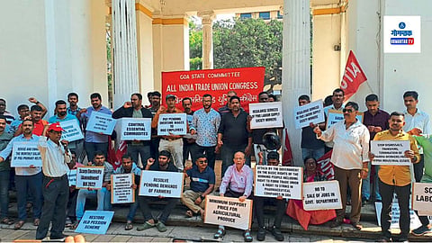 Budget 2025: कॉर्पोरेट घराण्यासाठी केंद्राचा अर्थसंकल्प, ‘आयटक’चा घणाघात; गोव्यात कामगारांचे आंदोलन