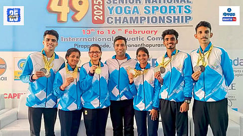 National yoga championship Goa Medals