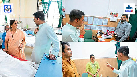 Vishwajit Rane Visit Mapusa Hospital 