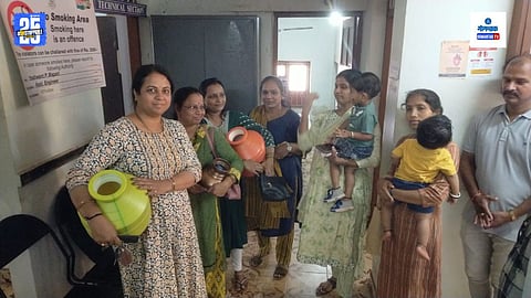 Women Protest For Water In Usgao