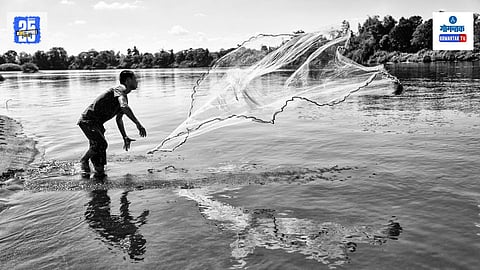 Traditional fishing in Goa