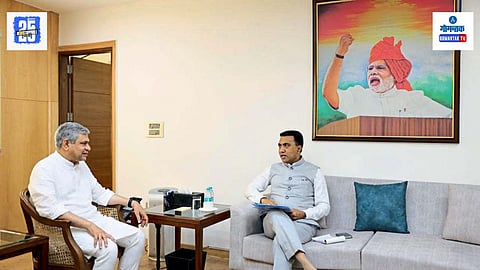 Ashwini Vaishnav, CM Pramod sawant 