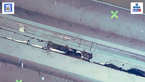 Zuari Bridge concrete collapse