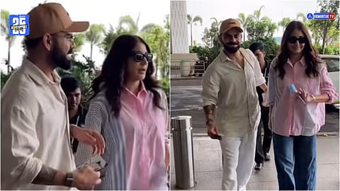 Anushka Sharma Virat airport