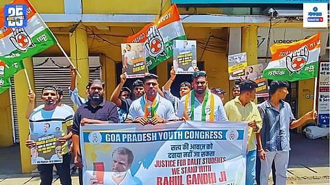 Rahul Gandhi Bihar Police Incident, Goa Protest