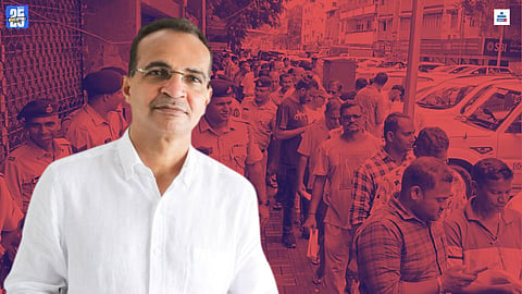 Goa Taxi Drivers Protest