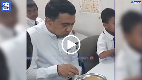 Goa CM Pramod Sawant  Viral Video