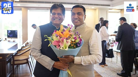 Goa CM Dr. Pramod Sawant Meets Central for Commerce & Industry Minister Piyush Goyal