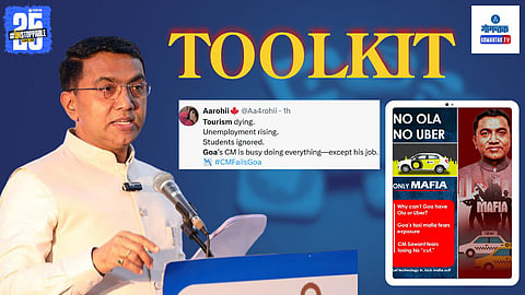 Toolkit against goa cm and bjp government