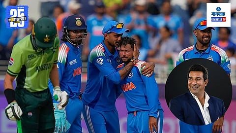  Wasim Akram Reaction On India vs Pakistan Match