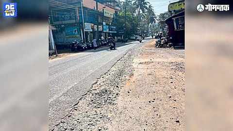 Taleigao bad road