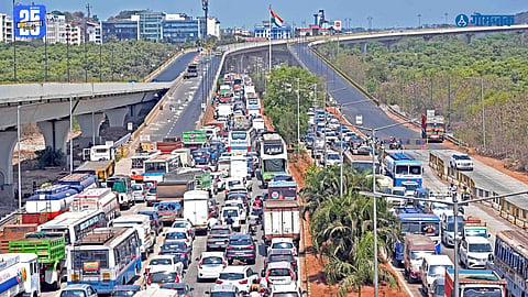 Panaji road closed