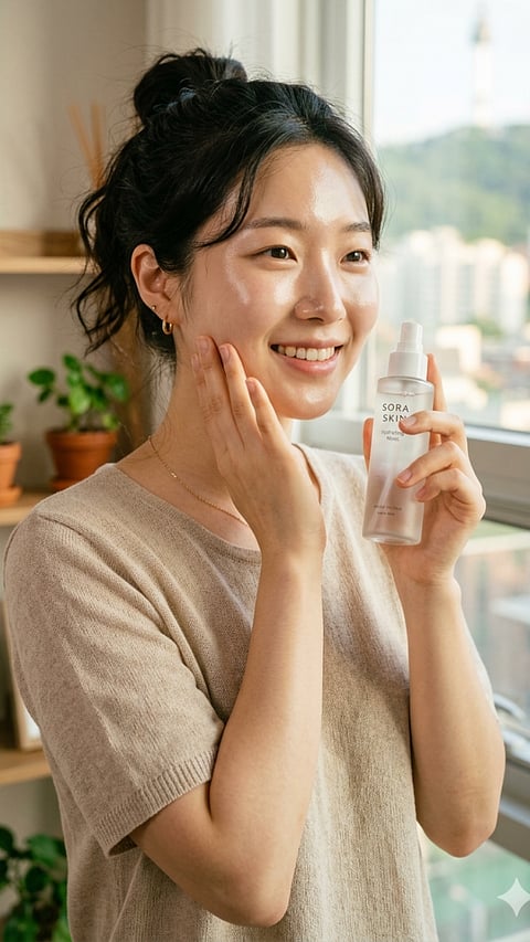 Korean glass skin tips for winter