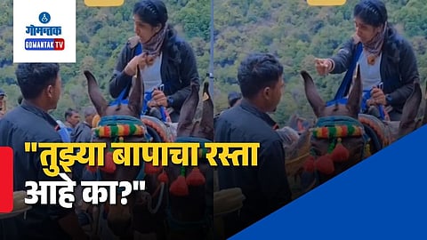 Woman Threatens Kedarnath Mule Driver