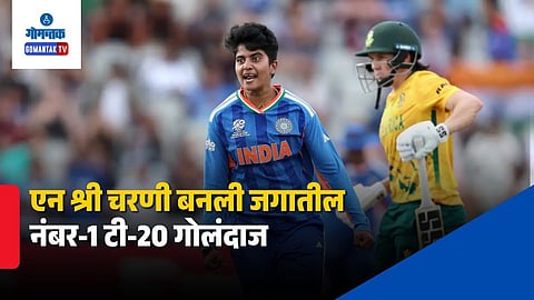 Sree Charani Becomes No. 1 T20I Bowler