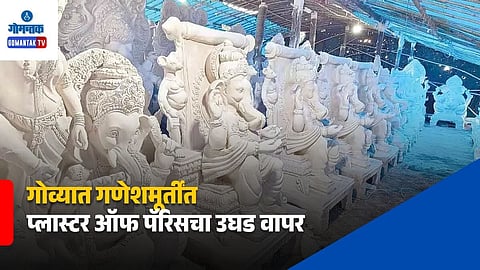 Goa Ganesh idols plaster of Paris
