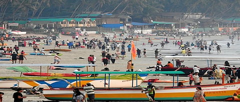 Growing domestic tourists in South Goa 