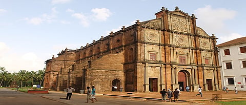 robbery at the world famous Old Goa church office 