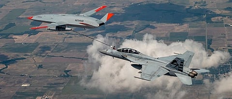 America Success in refueling aircraft with unmanned drones