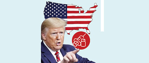 Donald Trump urges pre-election virus vaccine