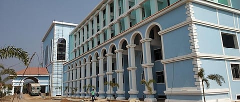 In front of South Goa District Hospital Woman dies in car