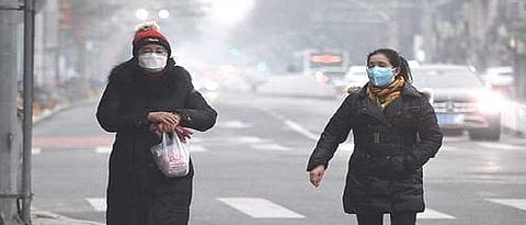 The temperature was recorded at 7.5 degrees Celsius in Delhi yesterday