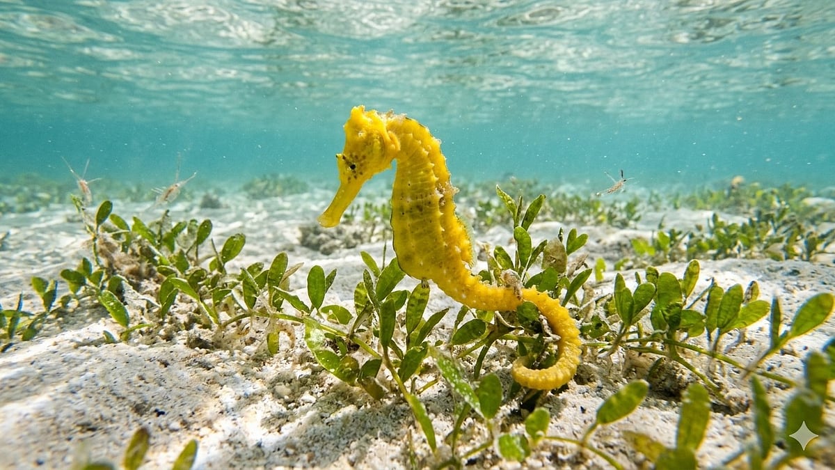 Sea Horses rescued off Ratnagiri coast by Bombay Natural History Society