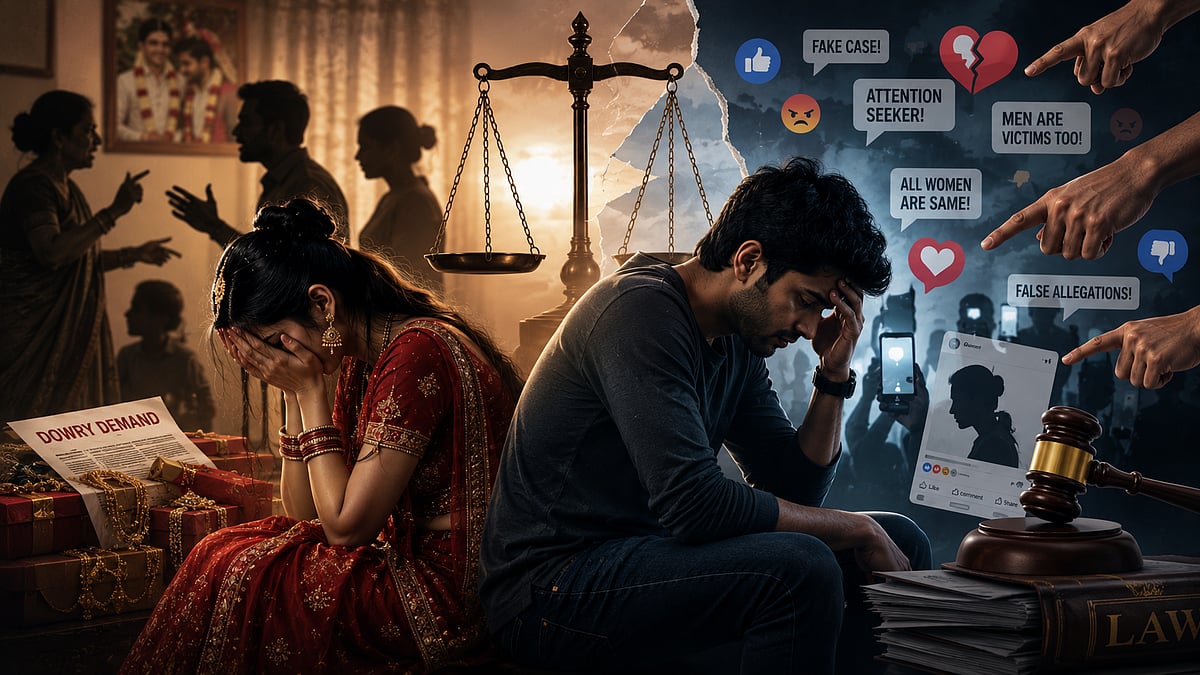 15+ dowry deaths daily in India: Why social media diverts the debate to ‘men’s rights’