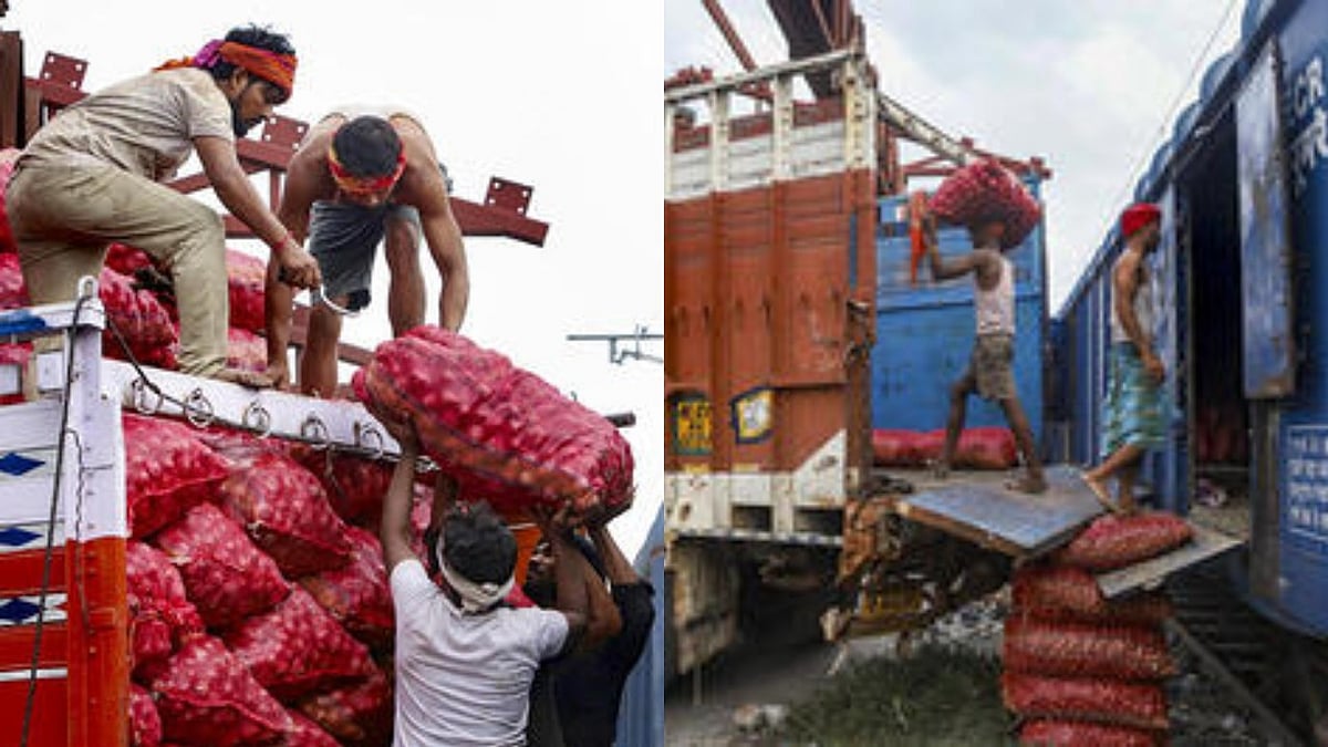 'Kanda Express' with 453 tonnes of onion from Nashik reaches Delhi to cool prices