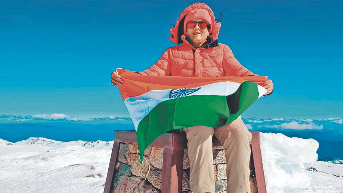 Karnataka's Preeth Appayya climbs Mount Kosciuszko in Australia