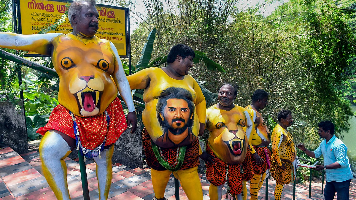 'Tigers' on Kerala streets: Pulikali brings Onam festivities to roaring close in Thrissur