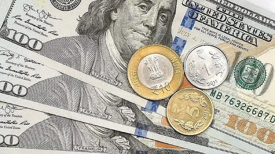 Rupee falls 2 paise to close at 94.97 against US dollar