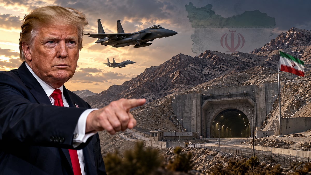 'If anything goes bad, we hit them hard': Trump threatens to strike Iran’s underground nuclear site ‘very soon’