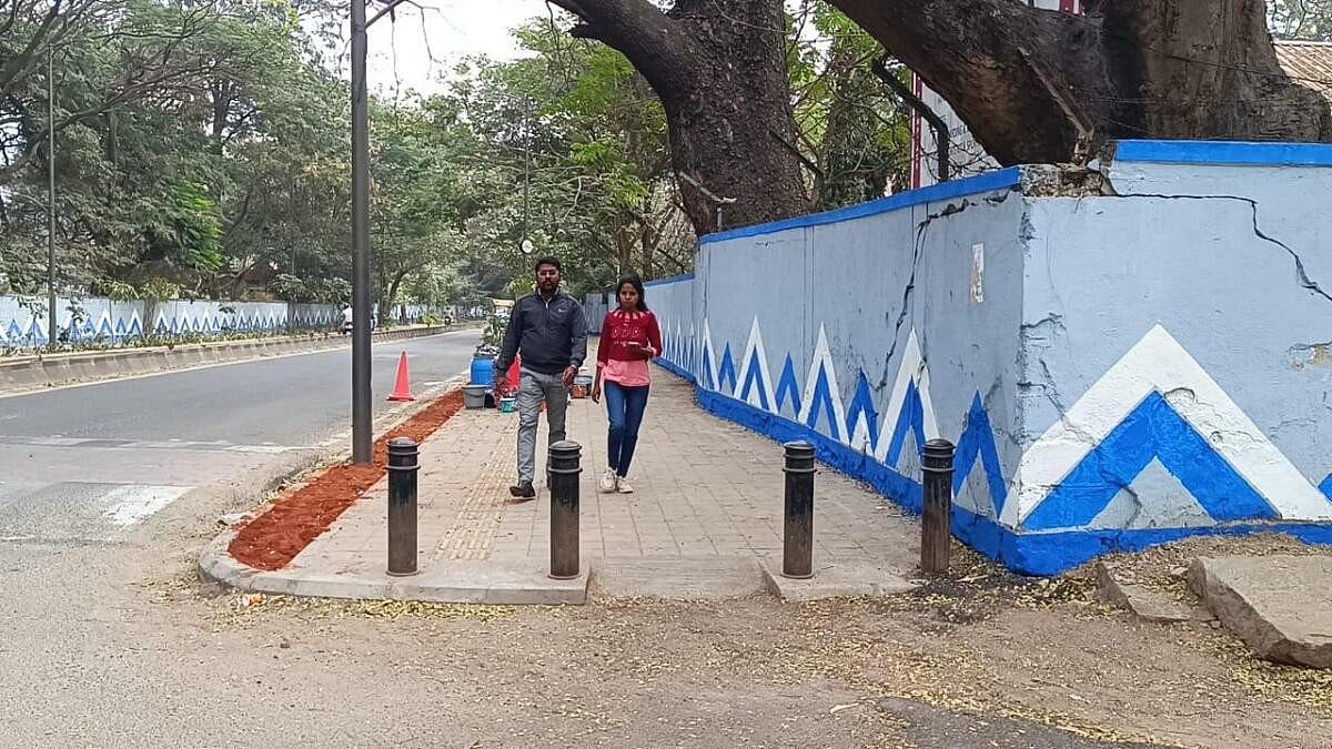 Bengaluru Central Corporation chief inspects roads, streetlights, footpaths