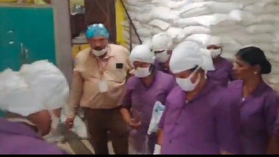 Dakshina Kannada Food safety officials inspect MSPC, seizes Pushti, millet laddu mix samples