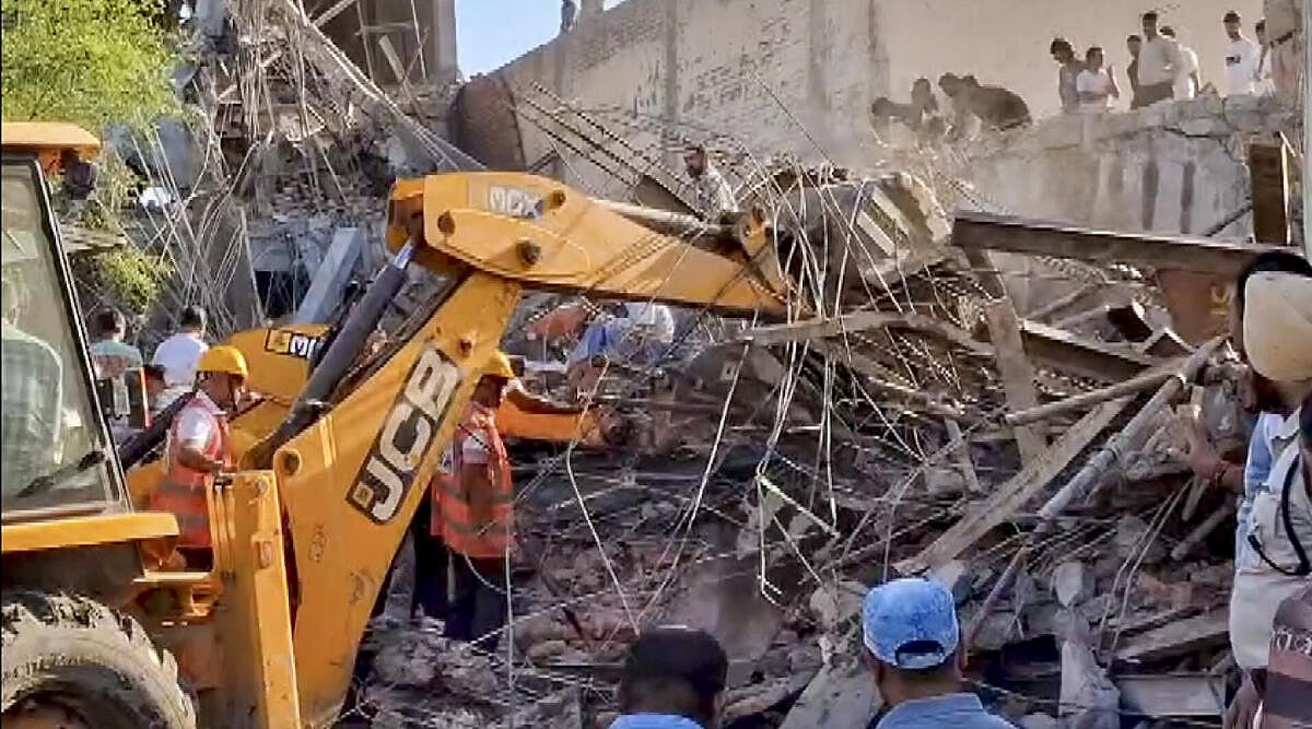 4 killed, over 10 injured as 3-storey building under construction collapses near Ambala City