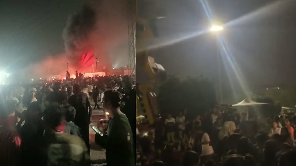 Objects set on fire, highway blocked: Private university students in Punjab hold protest over unverified rape report