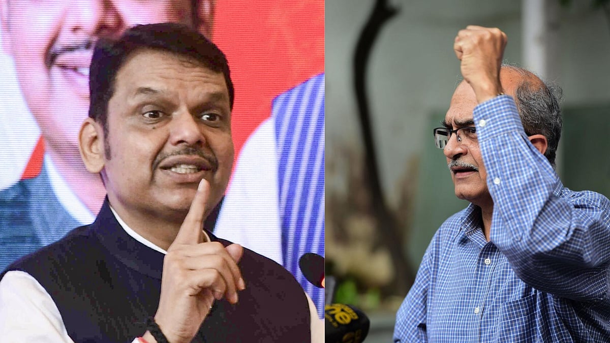 Fadnavis hits back at Prashant Bhushan’s ‘regime change’ call, says power can change only through polls