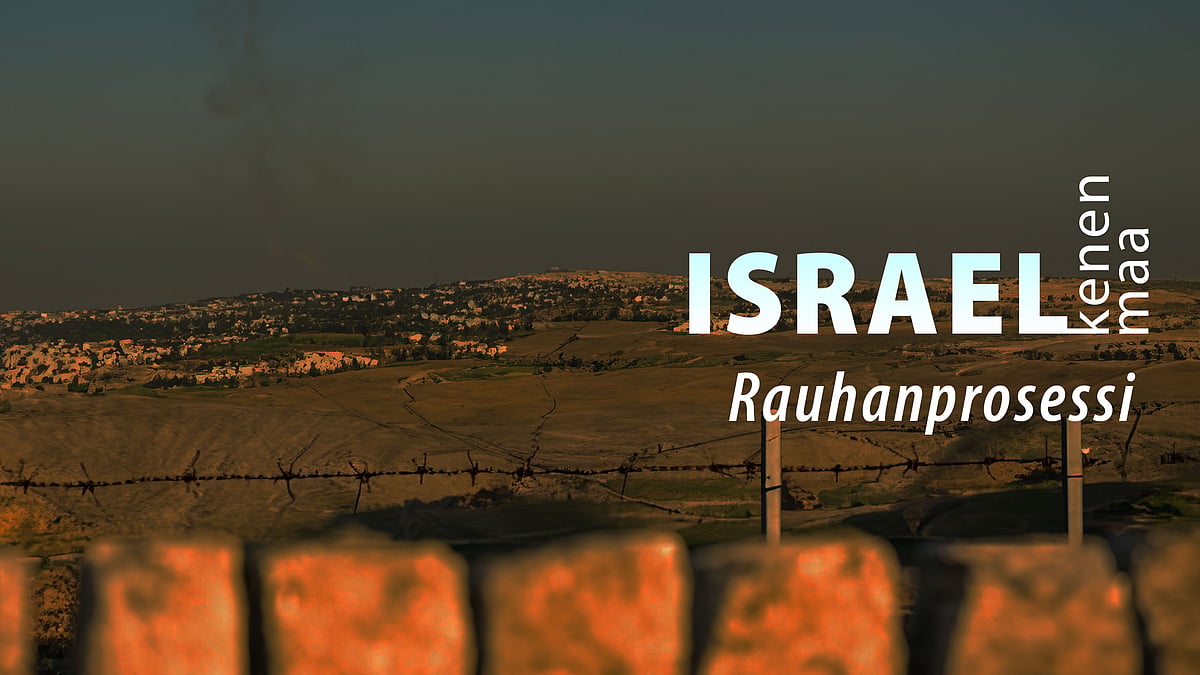 Israel – kenen maa -podcastissa aiheena rauhanprosessi. 