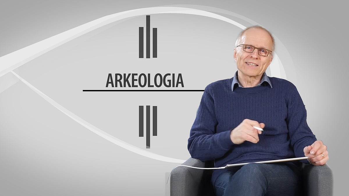 Arkeologia-videosarjan jakson 1 aiheena arkeologia.