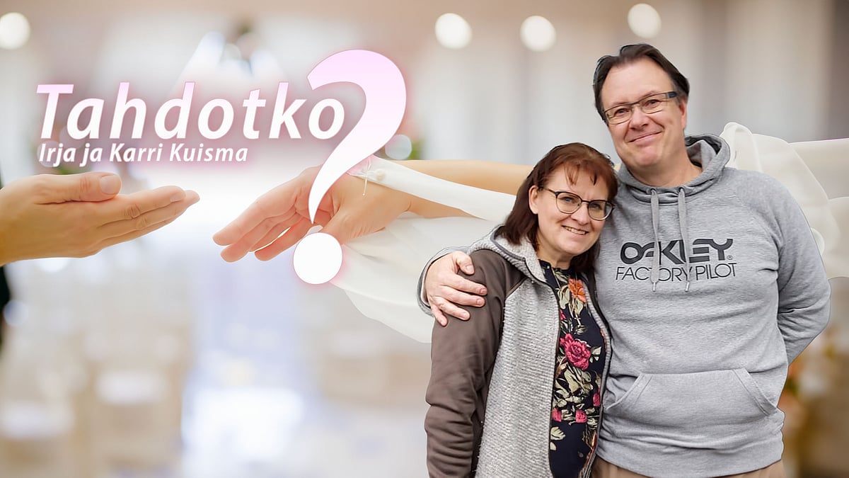 Tahdotko?-podcastissa vieraina Irja ja Karri Kuisma.