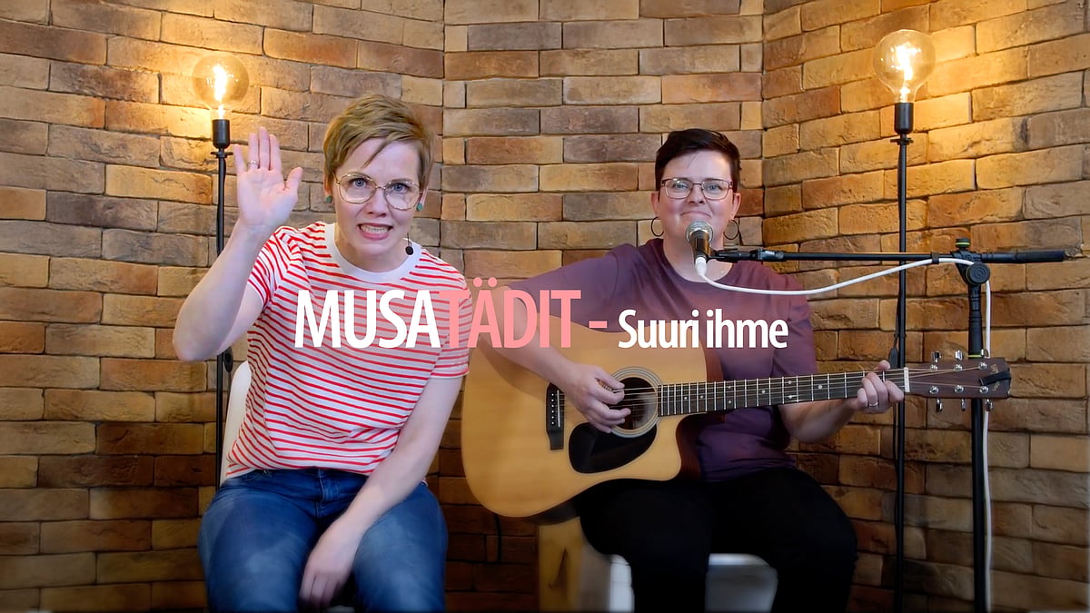 Musatädit-videosarjassa lauluna Suuri ihme.