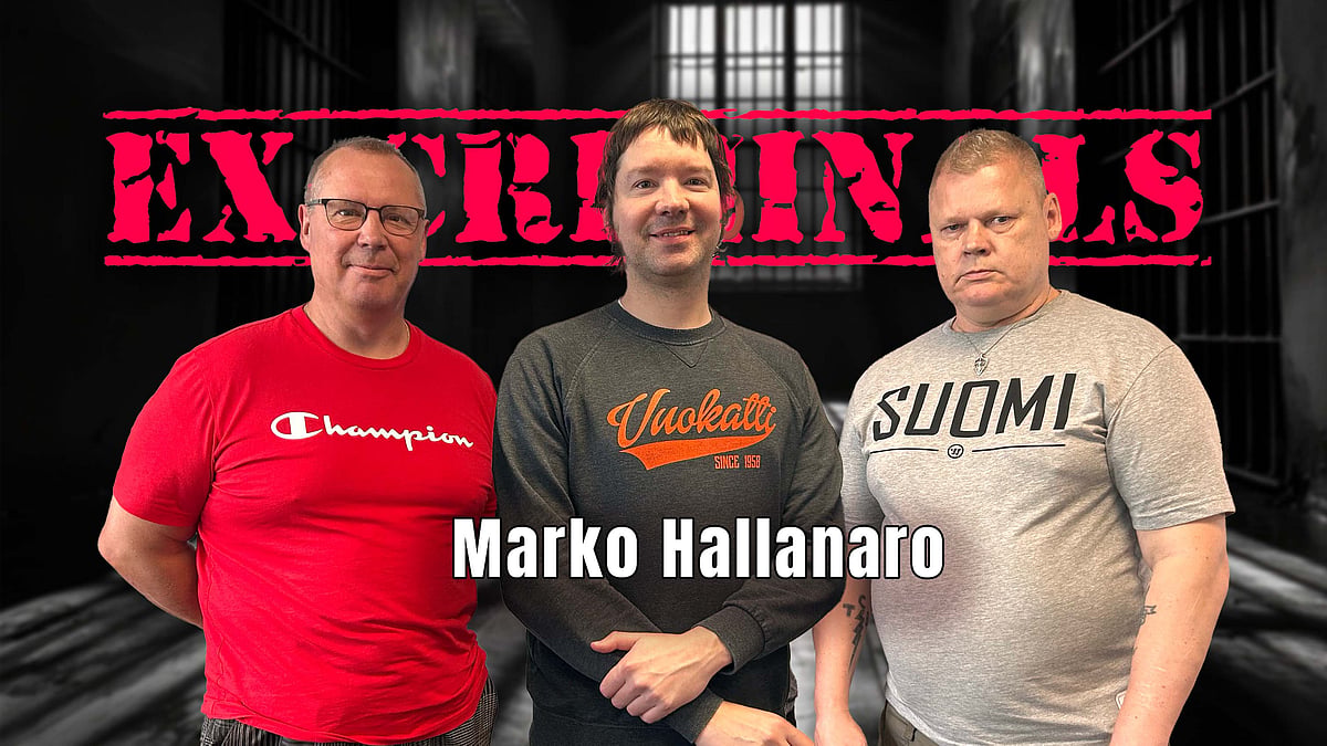 Ex-Criminals -podcastissa vieraana Marko Hallanaro.